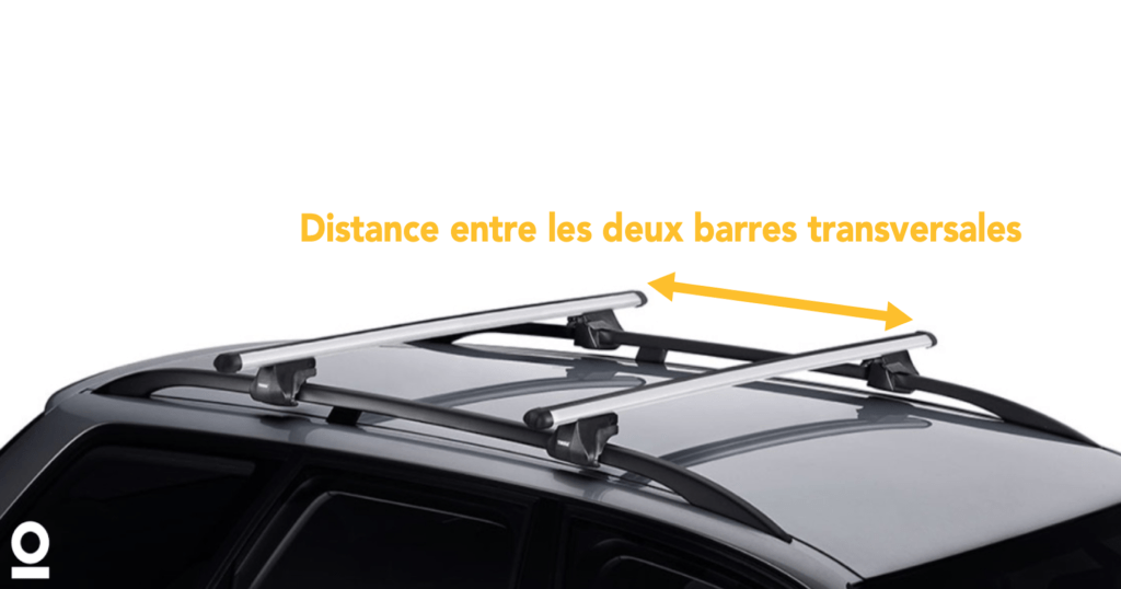 distance entre barres transversales